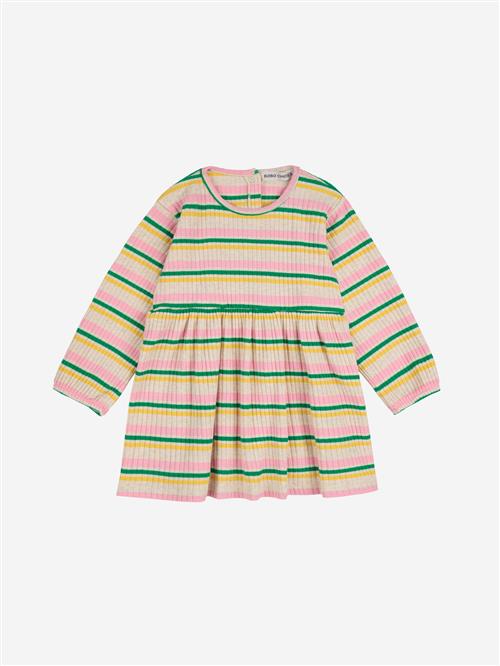 Bobo Choses Bobo Choses Stribet Kjole Multicolor  Multicolor 24 Months  Creme  2 år  Unisex