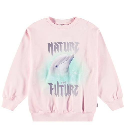 Molo Sweatshirt - Monti - Glitter Dolphin