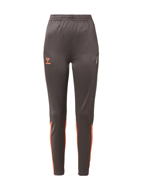 Hummel Sportsbukser 'Ongrid'  mørkegrå / neonorange