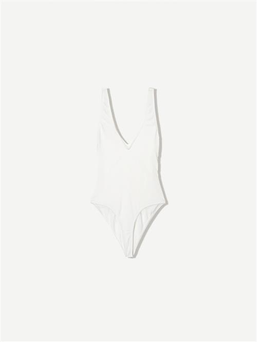 Bershka Shirtbody  hvid