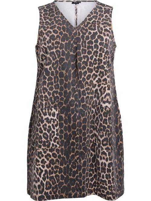 Zizzi Kjole  beige / brun