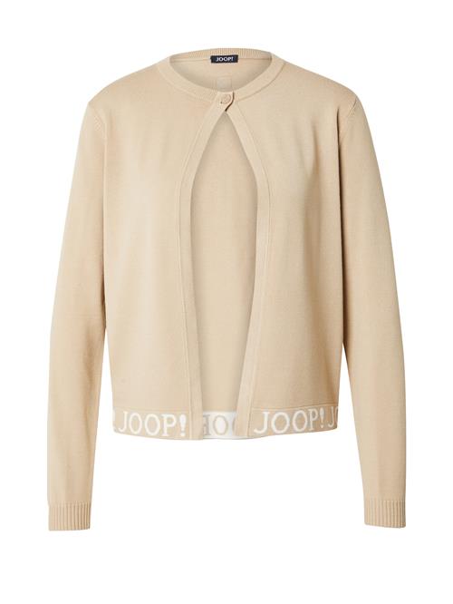 JOOP! Cardigan 'Kona'  lysebrun / naturhvid