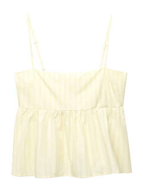 Se Pull&Bear Overdel  gul / pastelgul / hvid ved About You