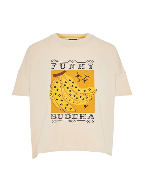 Funky Buddha Shirts  ecru / gul / sort