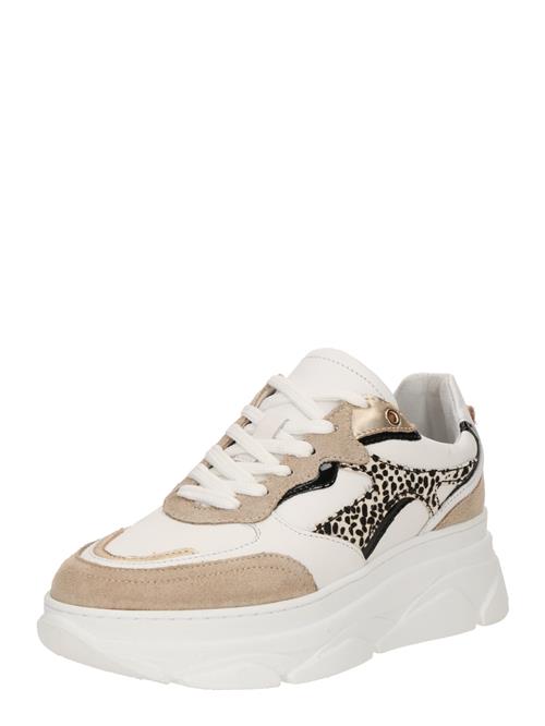 ABOUT YOU Sneaker low 'Annalena'  sand / sort / hvid