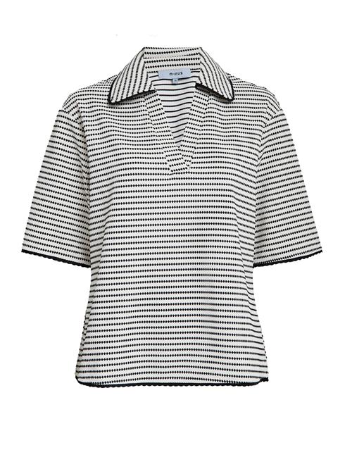 minus Shirts 'Maki'  sort / hvid