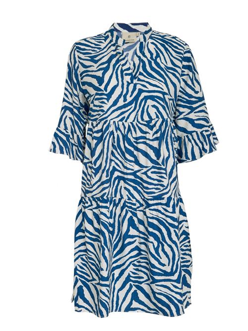 Se Peppercorn Kjole 'Katja'  navy / hvid ved About You