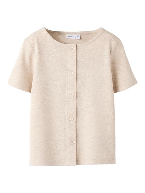 NAME IT Kortærmet Cardigan Linissi Pumice Stone