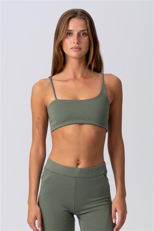 Alisa Mini Top - Khaki - M - TeeShoppen