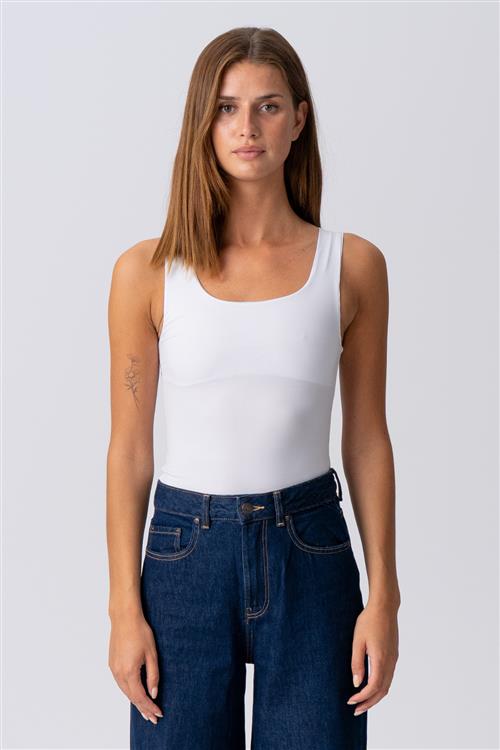 Eleanor Top - Hvid - S - TeeShoppen