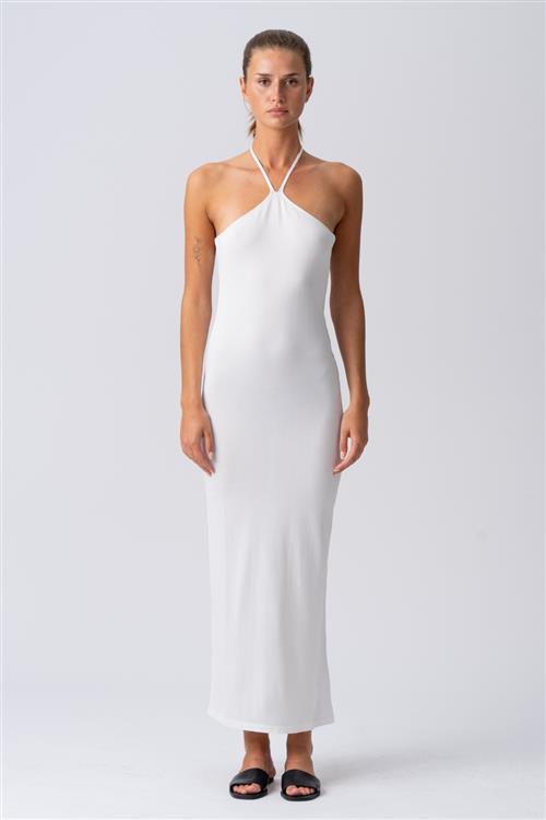 Jasmin Kjole - Hvid - XS - TeeShoppen