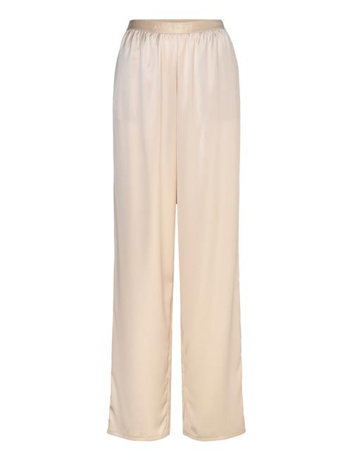 Se Ayla Satin Trousers Ahlvar Gallery Cream ved Booztlet