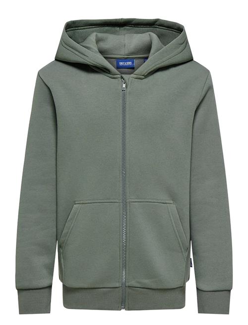 Osjceres Zip Thr. Hoodie Swt Noos ONLY & SONS Grey