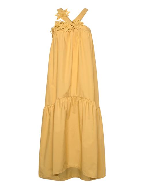 Cmvinca-Dress Is A Long Dress In A Premium Material With An Over D Fit, Smock Copenhagen Muse Yellow