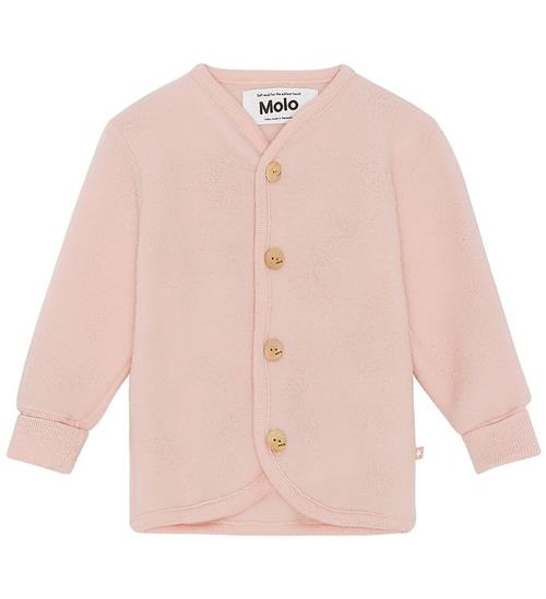 Molo Cardigan - Uldfleece - Umber - Wild Rose