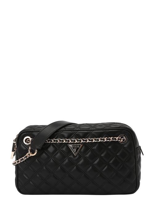 GUESS Skuldertaske 'GIULLY II SHOULDER SATCHEL'  sort