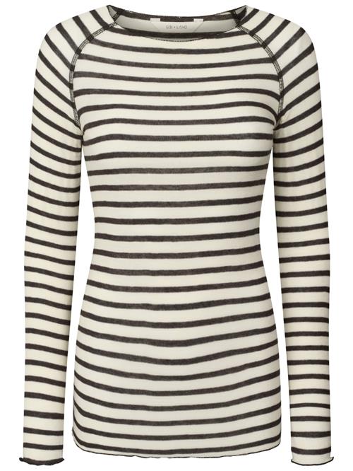 Gai+Lisva Shirts 'Amalie'  antracit / offwhite