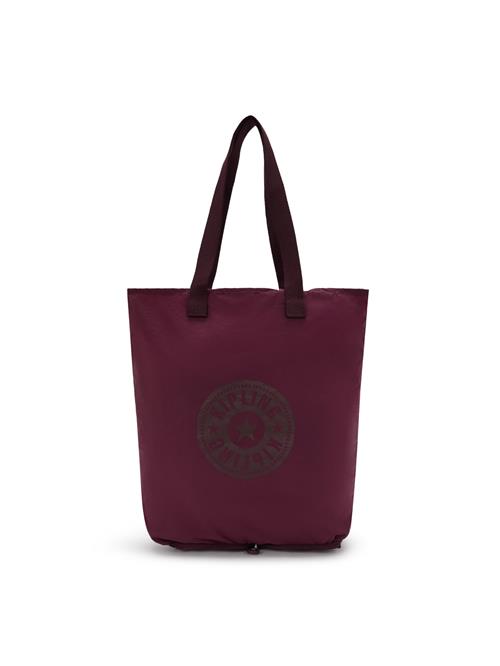 KIPLING Shopper 'Hip Hurray 5'  mørkebrun / vinrød