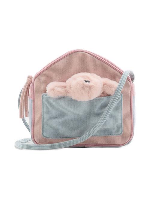 MANGO KIDS Taske 'CASITA'  grå / lyserød