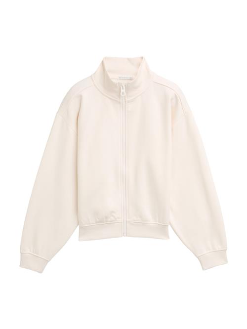 TOM TAILOR Sweatjakke  uldhvid