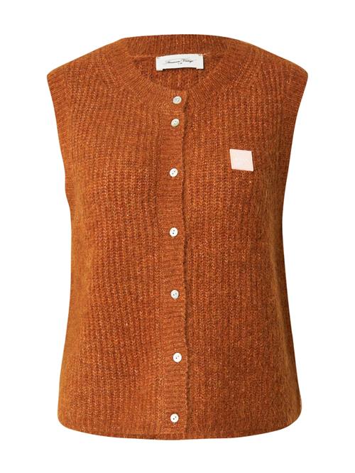 AMERICAN VINTAGE Strikvest 'EAST19MCE24'  brun-meleret