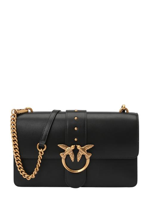 PINKO Skuldertaske 'LOVE ONE CLASSIC'  guld / sort