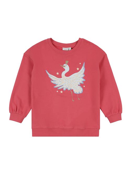 NAME IT Sweatshirt 'NMFVALONA'  pastelblå / guld / hindbær