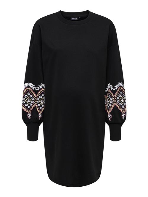 Only Maternity Kjole 'OLMBrooke'  lysegul / lys pink / sort / hvid