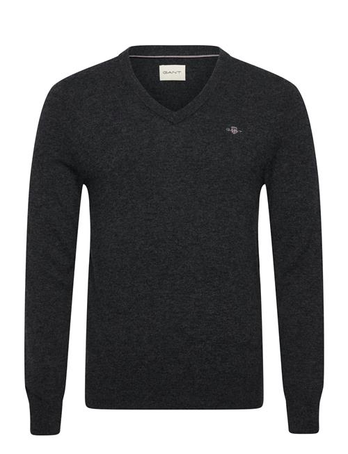 Lambswool Blend V-Neck GANT Grey