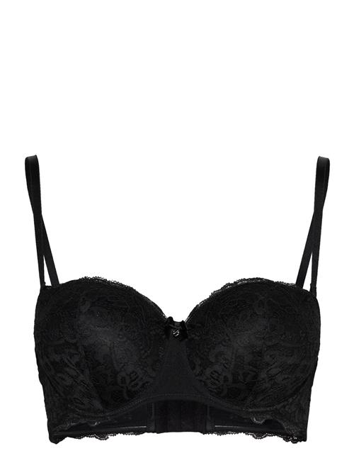 Se Marine Padded Underwired Bra Hunkemöller Black ved Booztlet