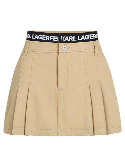 KARL LAGERFELD JEANS Nederdel  camel / sort / hvid
