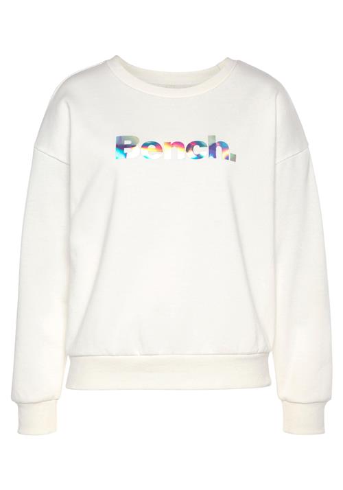 BENCH Sweatshirt  blå / pink / sølv / hvid