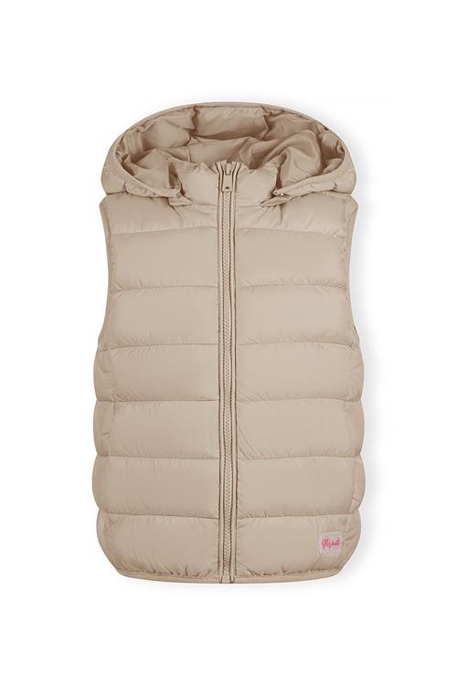Se MINOTI Vest  mørkebeige / pink / sølv ved About You