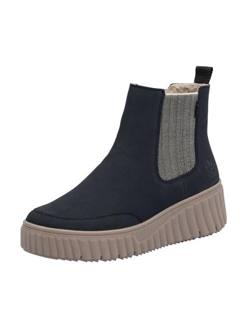 Rieker Chelsea Boots  ecru / natblå