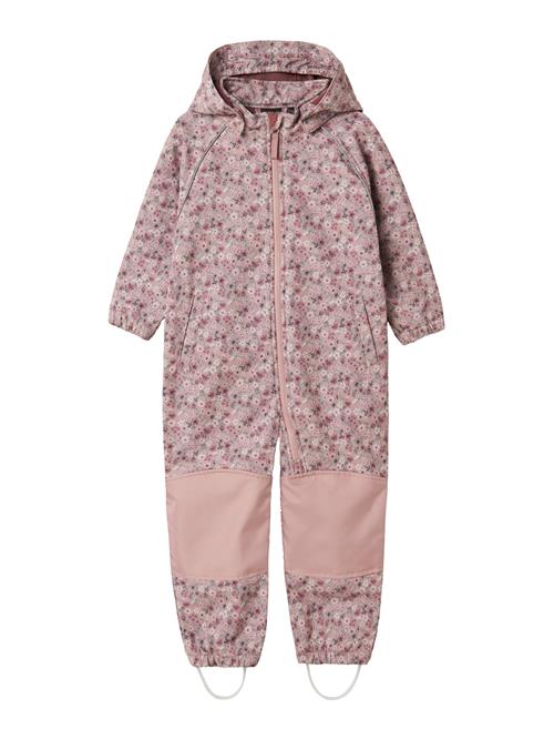NAME IT Funktionsjakkesæt 'NMFAlfa08'  mint / gammelrosa / hvid
