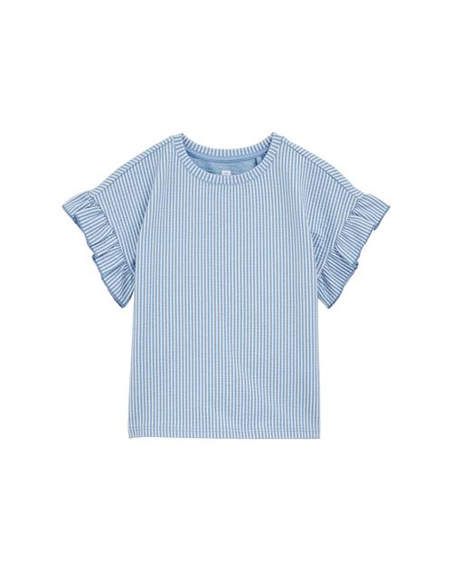 WE Fashion Bluser & t-shirts  lyseblå / hvid