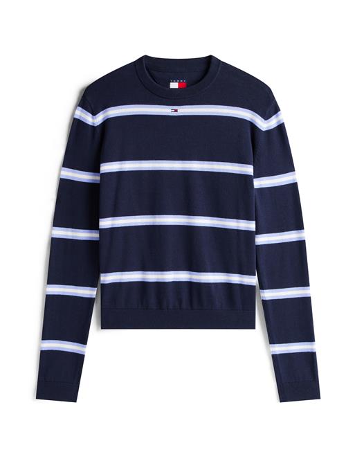 Tommy Jeans Pullover 'ESSENTIAL'  marin / lyseblå / hvid