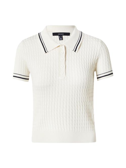 VERO MODA Pullover 'VMSilla'  sort / hvid