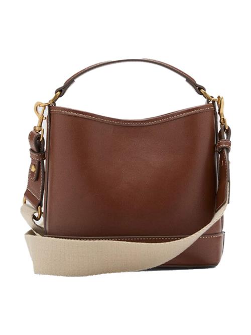 MANGO Håndtaske 'ISOLDA'  beige / cognac