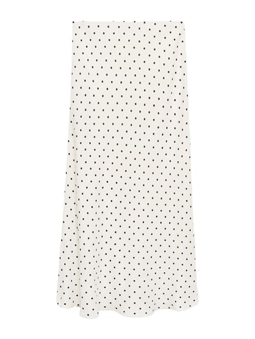 MANGO Nederdel 'KENDAL'  sort / offwhite