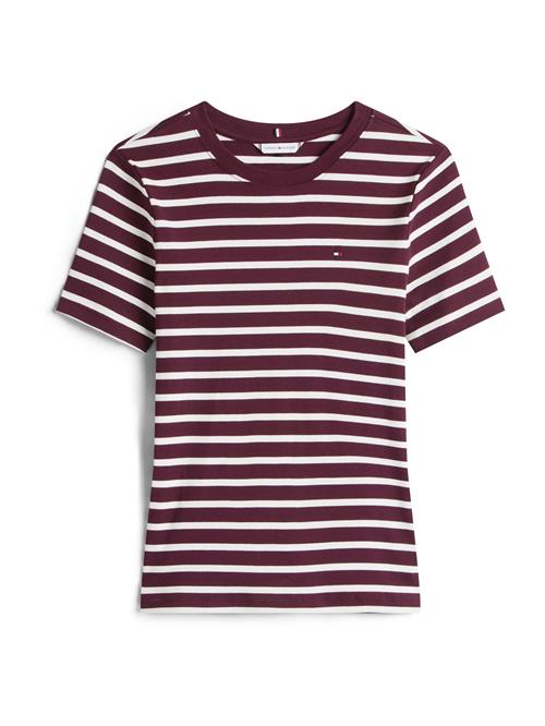 TOMMY HILFIGER Shirts 'CODY'  vinrød / hvid