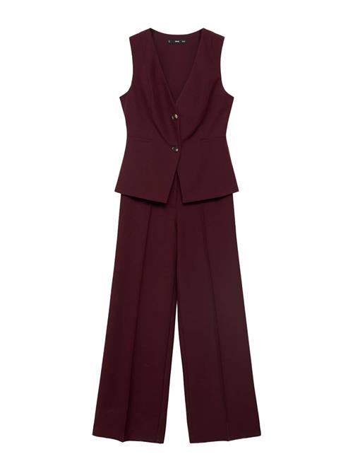 MANGO Jumpsuit 'VESTY'  bordeaux
