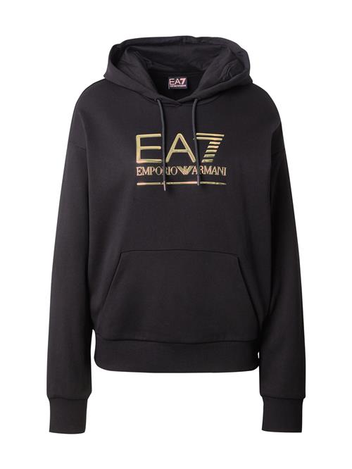 EA7 Emporio Armani Sweatshirt  guld / sort
