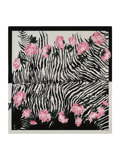 Liu Jo Sjal 'ECS'  gran / lys pink / sort / hvid