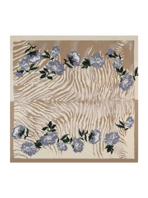 Liu Jo Sjal 'ECS'  beige / mørkebeige / mørkeblå / gran