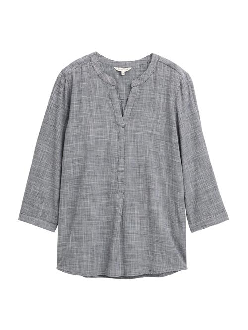 TOM TAILOR Bluse  navy / hvid