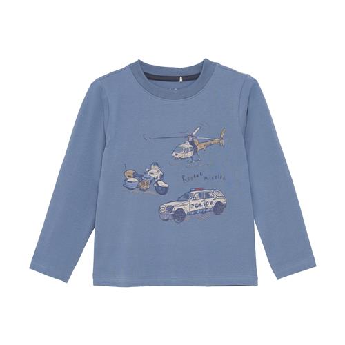 Minymo Langærmet T-shirt China Blue  92 cm    92 cm  mand