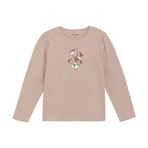 Minymo Langærmet T-shirt Misty Rose  92 cm    92 cm  kvinde