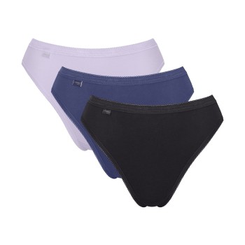 Sloggi Trusser 3P Basic Tai Multi Flerfarvet-2 bomuld 40 Dame