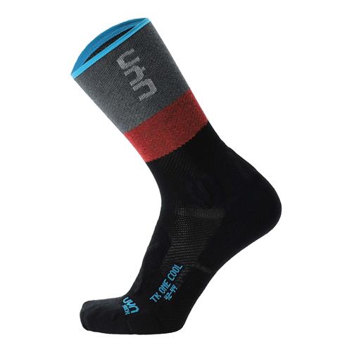Uyn Sportssokker  aqua / grå / mørkegrå / rød / sort